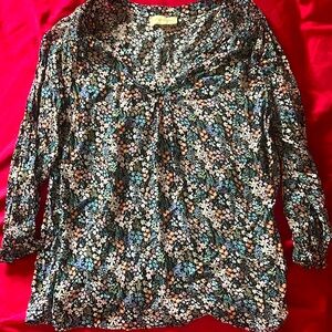Cynthia Rowley floral blouse